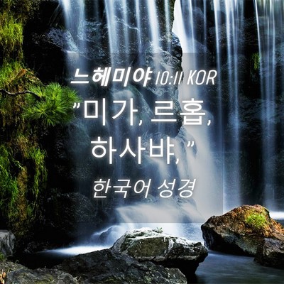 Picture 04 - 느헤미야 10:11 KOR - 