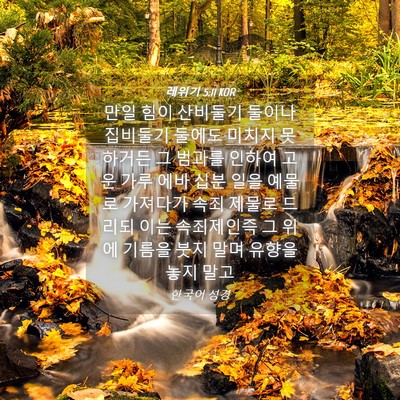 Picture 04 - 레위기 5:11 KOR - 만일 힘이 산비둘기 둘이나 집비둘기 - Bible Verse Picture