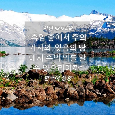 Picture 04 - 시편 88:12 KOR - 