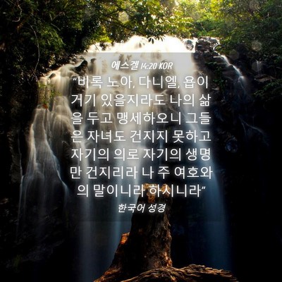 Picture 04 - 에스겔 14:20 KOR - 