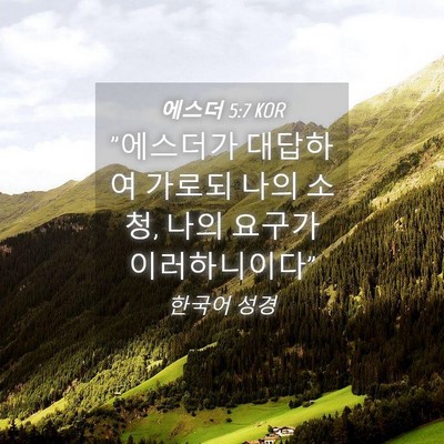 Picture 04 - 에스더 5:7 KOR - 