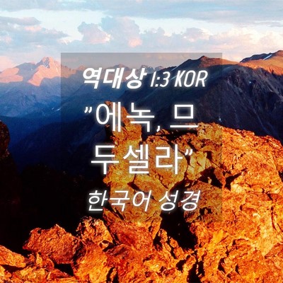 Picture 04 - 역대상 1:3 KOR - 