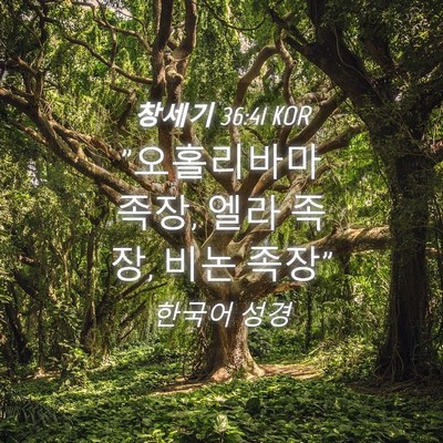 Picture 04 - 창세기 36:41 KOR - 