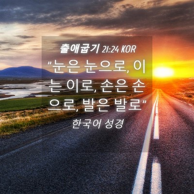 Picture 04 - 출애굽기 21:24 KOR - 