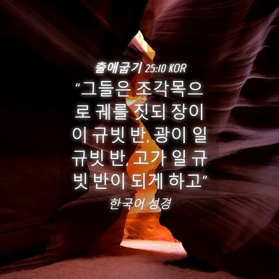 Picture 04 - 출애굽기 25:10 KOR - 