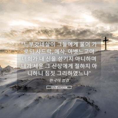 Picture 05 - 다니엘 3:14 KOR - 