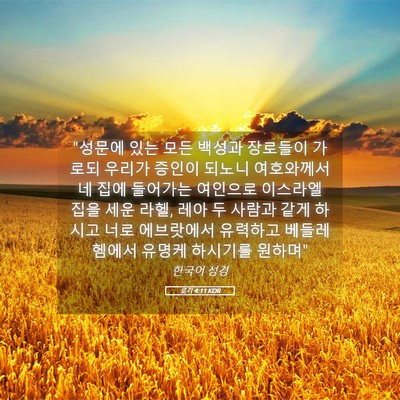 Picture 05 - 룻기 4:11 KOR - 