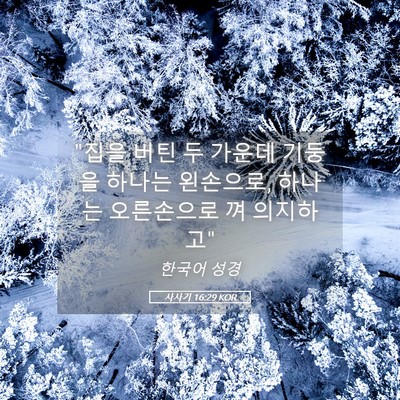 Picture 05 - 사사기 16:29 KOR - 