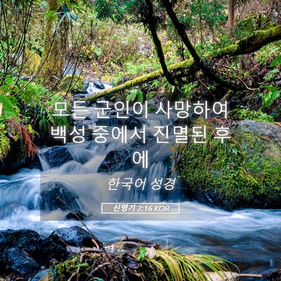 Picture 05 - 신명기 2:16 KOR - 모든 군인이 사망하여 백성 중에서 - Bible Verse Picture