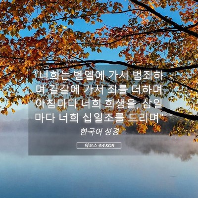 Picture 05 - 아모스 4:4 KOR - 