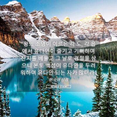 Picture 05 - 에스더 8:17 KOR - 