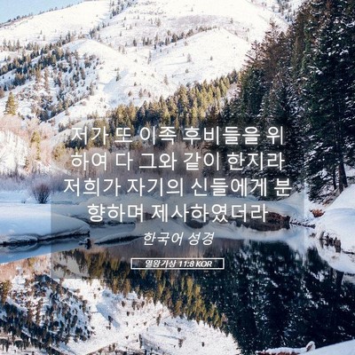 Picture 05 - 열왕기상 11:8 KOR - 저가 또 이족 후비들을 위하여 다 - Bible Verse Picture