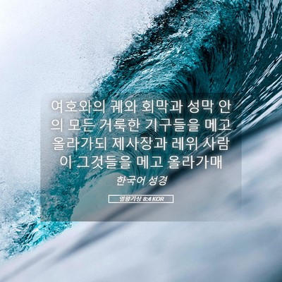 Picture 05 - 열왕기상 8:4 KOR - 여호와의 궤와 회막과 성막 안의 - Bible Verse Picture