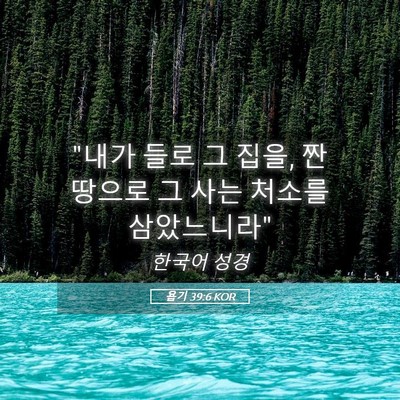 Picture 05 - 욥기 39:6 KOR - 