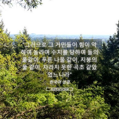 Picture 05 - 이사야 37:27 KOR - 