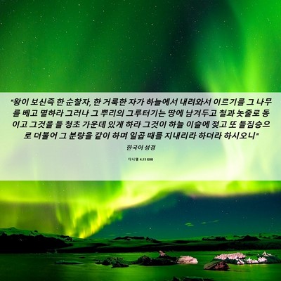 Picture 06 - 다니엘 4:23 KOR - 