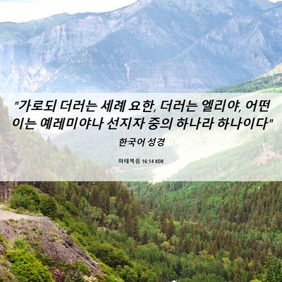 Picture 06 - 마태복음 16:14 KOR - 