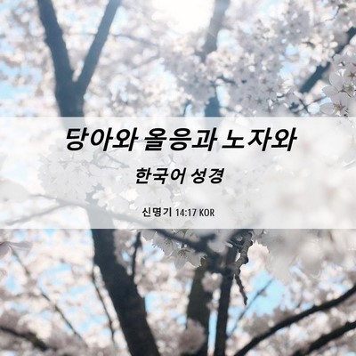 Picture 06 - 신명기 14:17 KOR - 당아와 올응과 - Bible Verse Picture