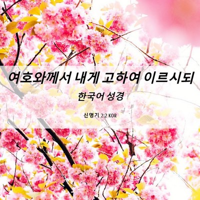 Picture 06 - 신명기 2:2 KOR - 여호와께서 내게 고하여 - Bible Verse Picture