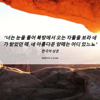 Picture 06 - 예레미야 13:20 KOR - 
