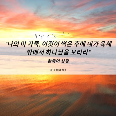 Picture 06 - 욥기 19:26 KOR - 