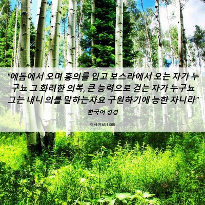 Picture 06 - 이사야 63:1 KOR - 