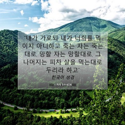 Picture 07 - 스가랴 11:9 KOR - 