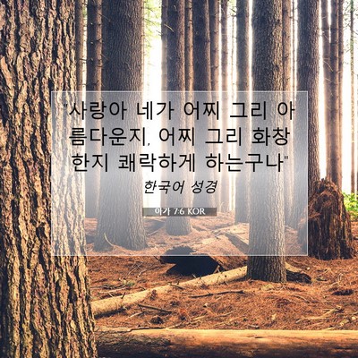 Picture 07 - 아가 7:6 KOR - 