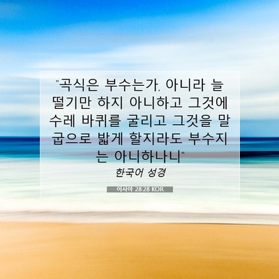 Picture 07 - 이사야 28:28 KOR - 