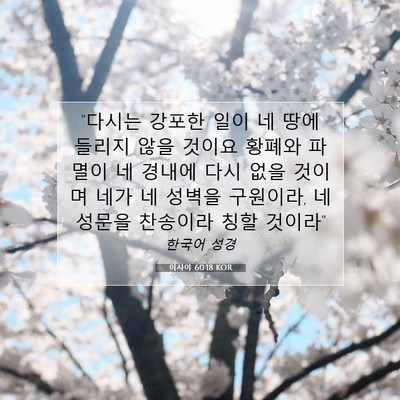 Picture 07 - 이사야 60:18 KOR - 