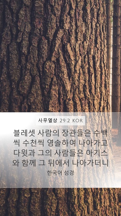 사무엘상 29:2 KOR Bible Verse Image