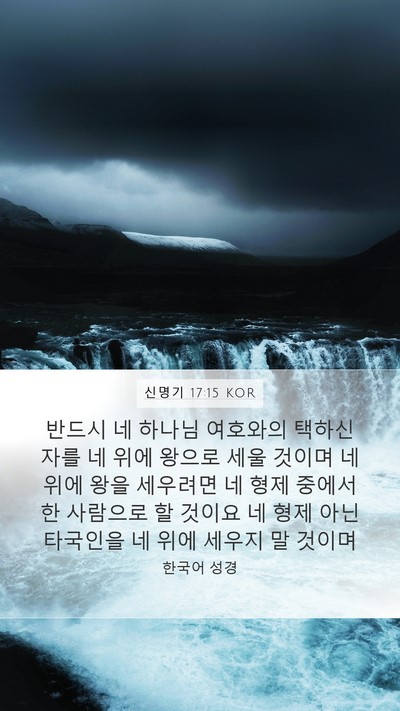 신명기 17:15 KOR Bible Verse Image