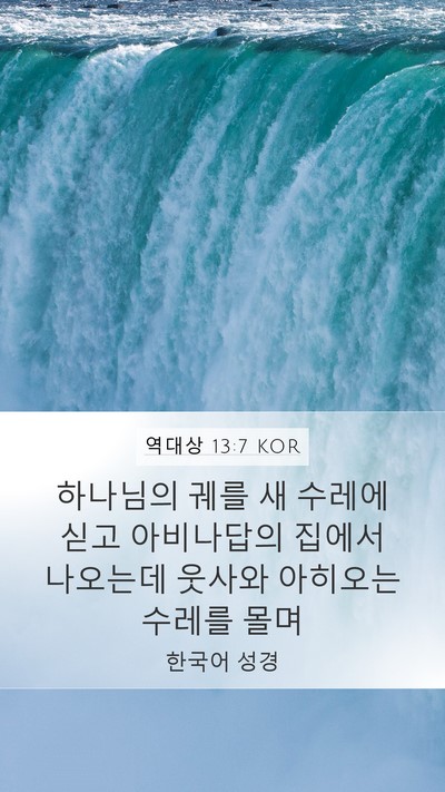 역대상 13:7 KOR Bible Verse Image