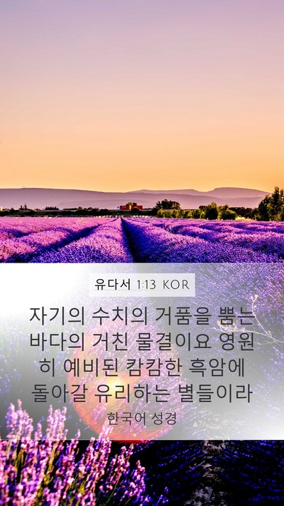 유다서 1:13 KOR Bible Verse Image