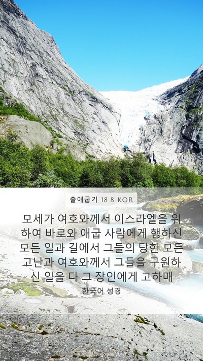 출애굽기 18:8 KOR Bible Verse Image