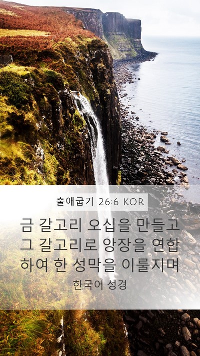 출애굽기 26:6 KOR Bible Verse Image